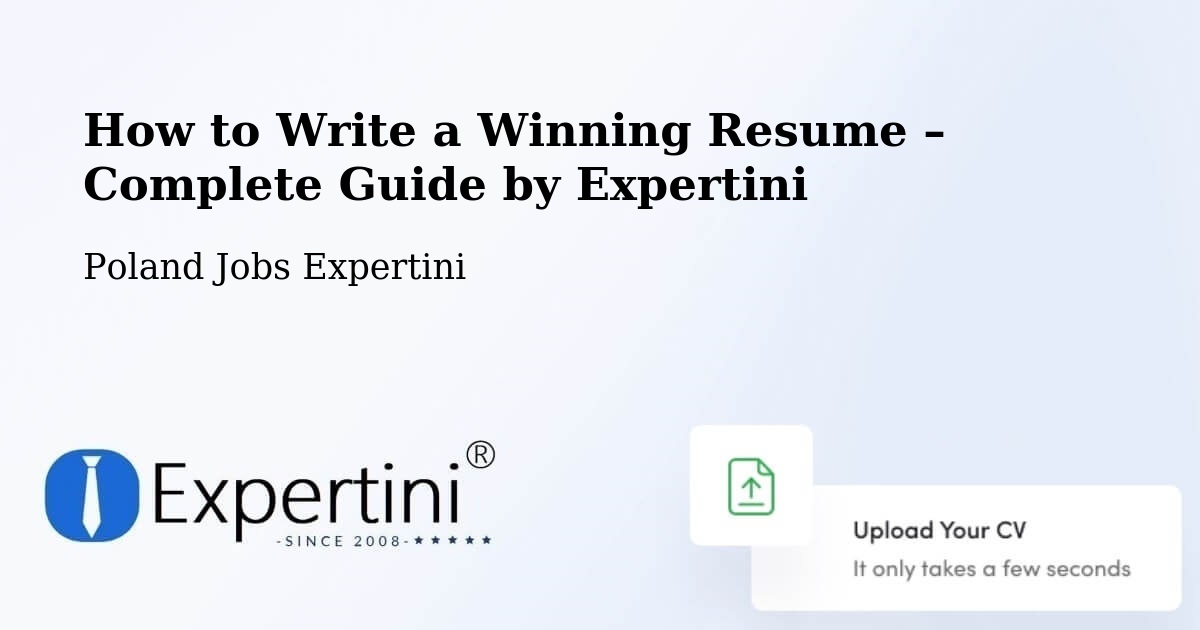 Resume Writing Guide for Job Seekers – Grójec - Grójec, Poland Jobs Expertini